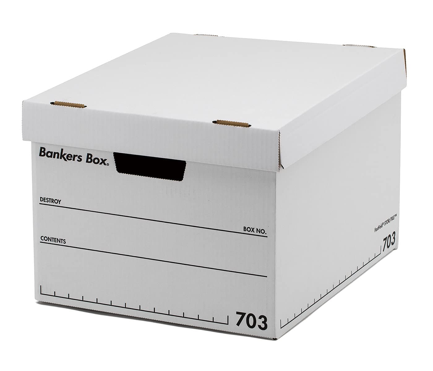 Just a cardboard box? Think again — 100 years of history. The "Bankers Box" turns your room into a New York office.