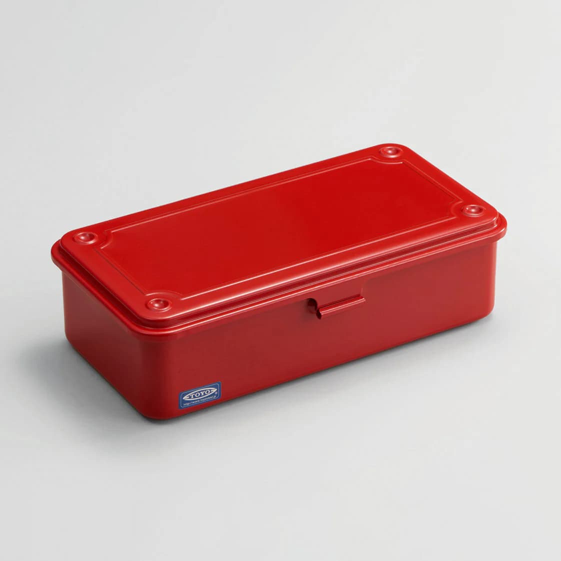 Goodbye Plastic Bins. The "Toyo Steel" Toolbox Is a Japanese Masterpiece Pressed from a Single Sheet of Steel.