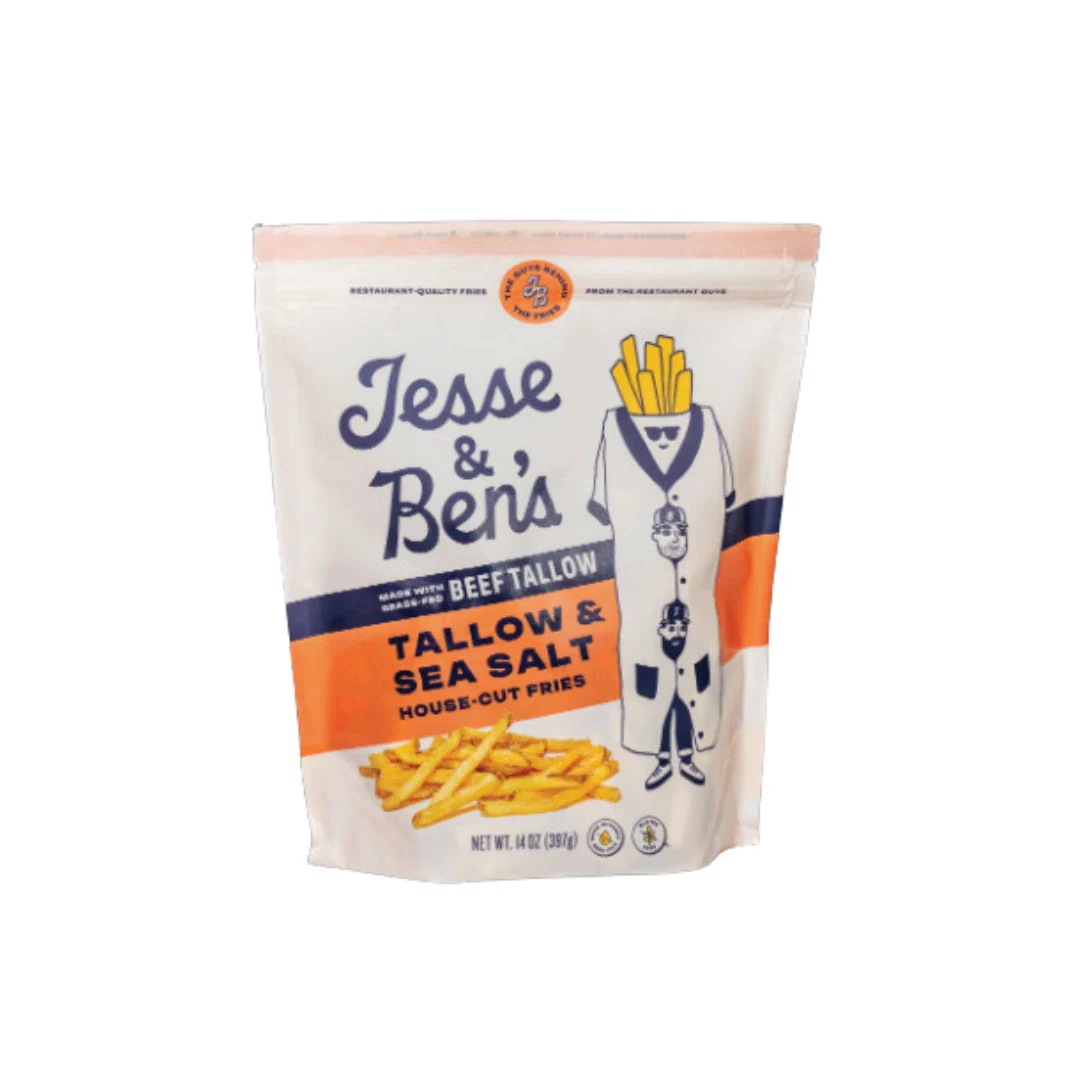 McDonald's Iconic Flavor, Reborn? "Jesse & Ben's Tallow & Sea Salt" Is the Ultimate Seed-Oil-Free French Fry.