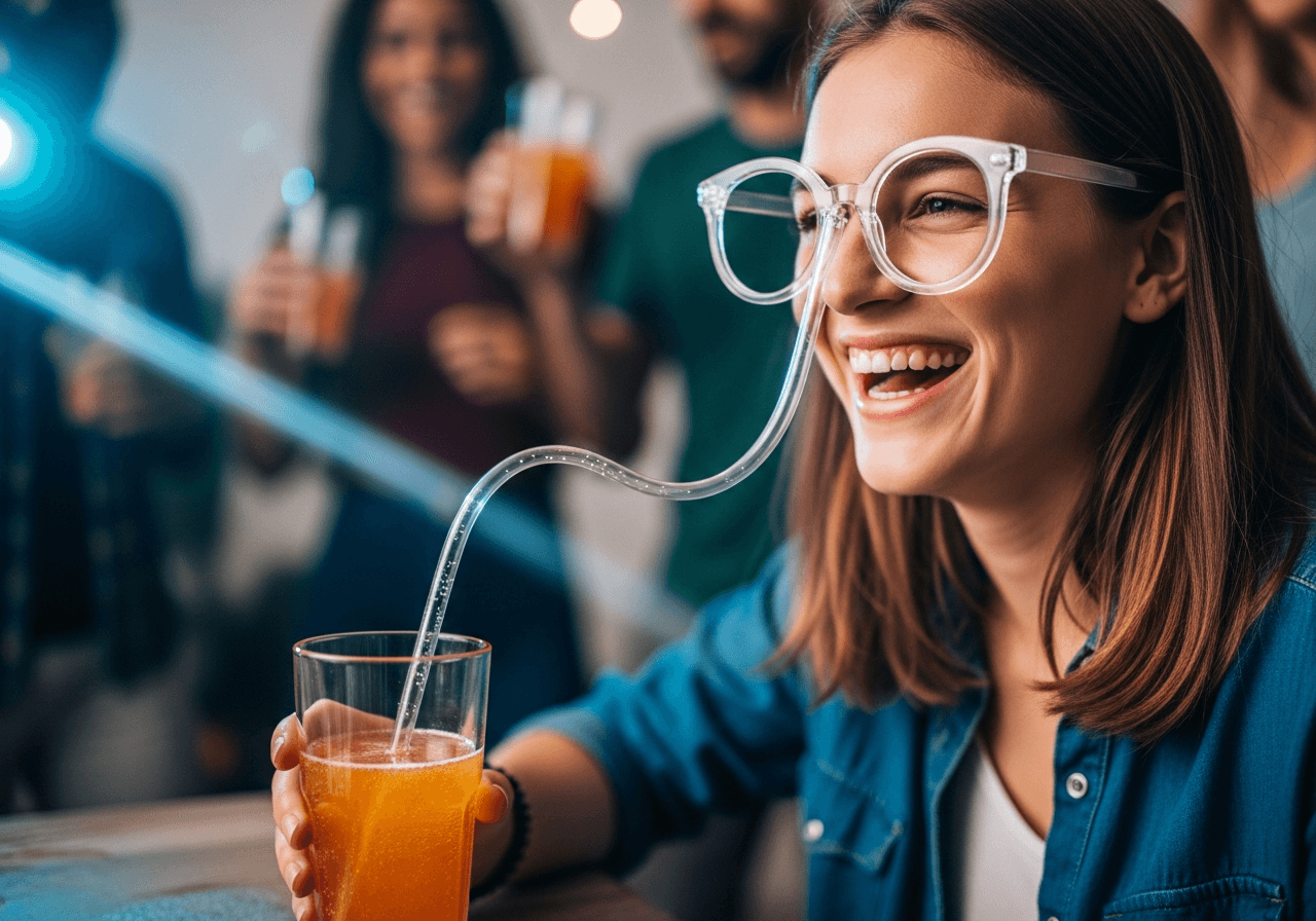 The Glasses Straw: A Tool That Exists Purely to Make You Laugh