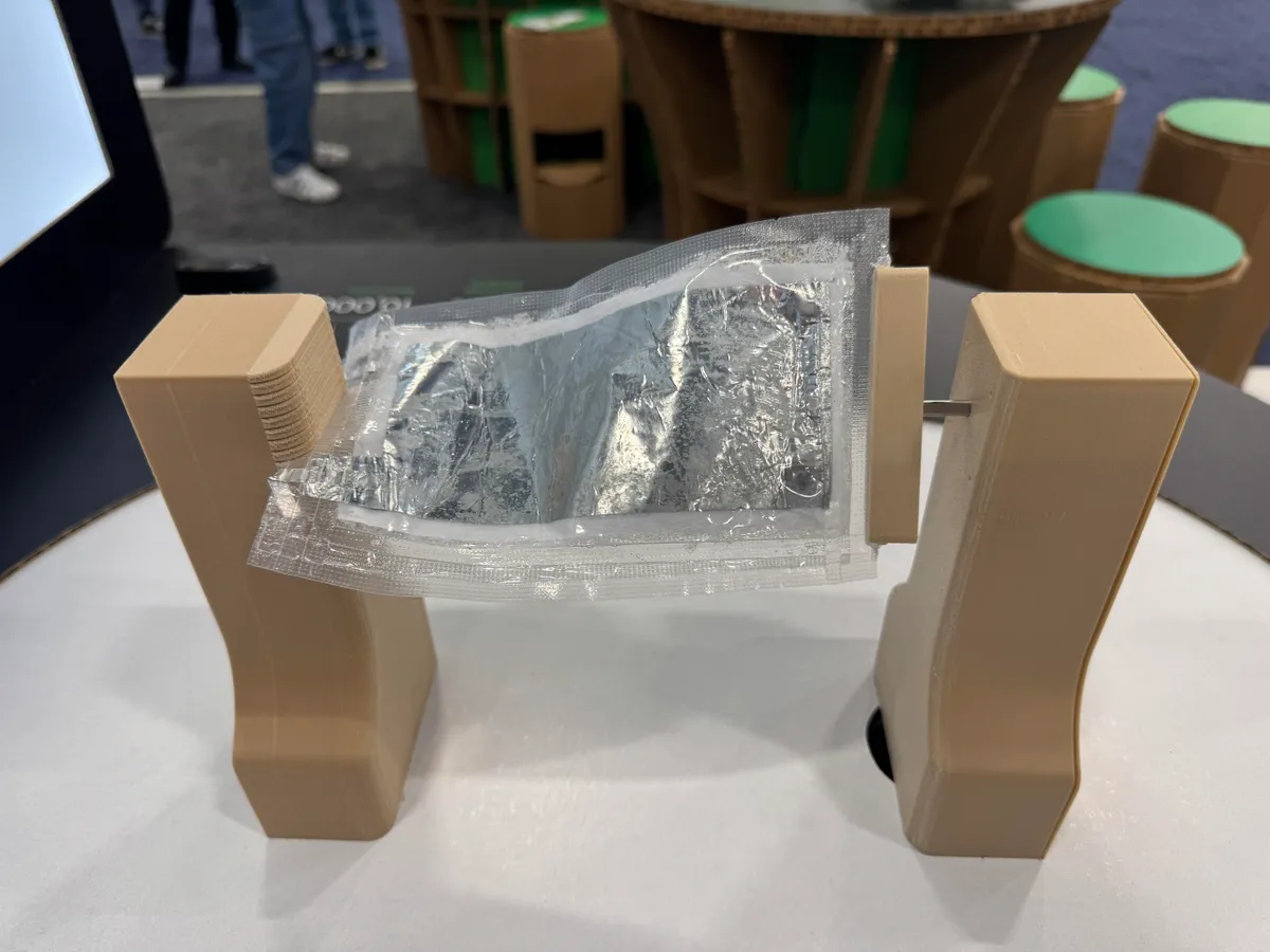 Batteries become "burnable trash." Flint's paper battery treats energy like paper.