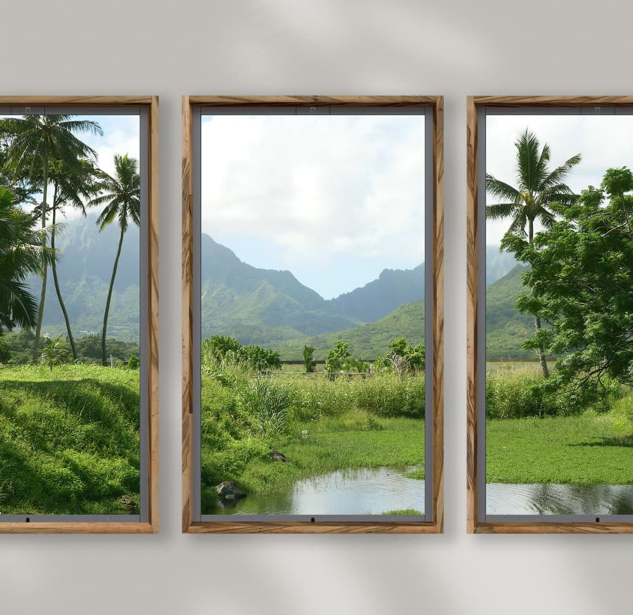 Frame a Breathtaking View on Your Wall: How the Digital Window "Atmoph Window 2" Transforms a Cramped Room into a Resort
