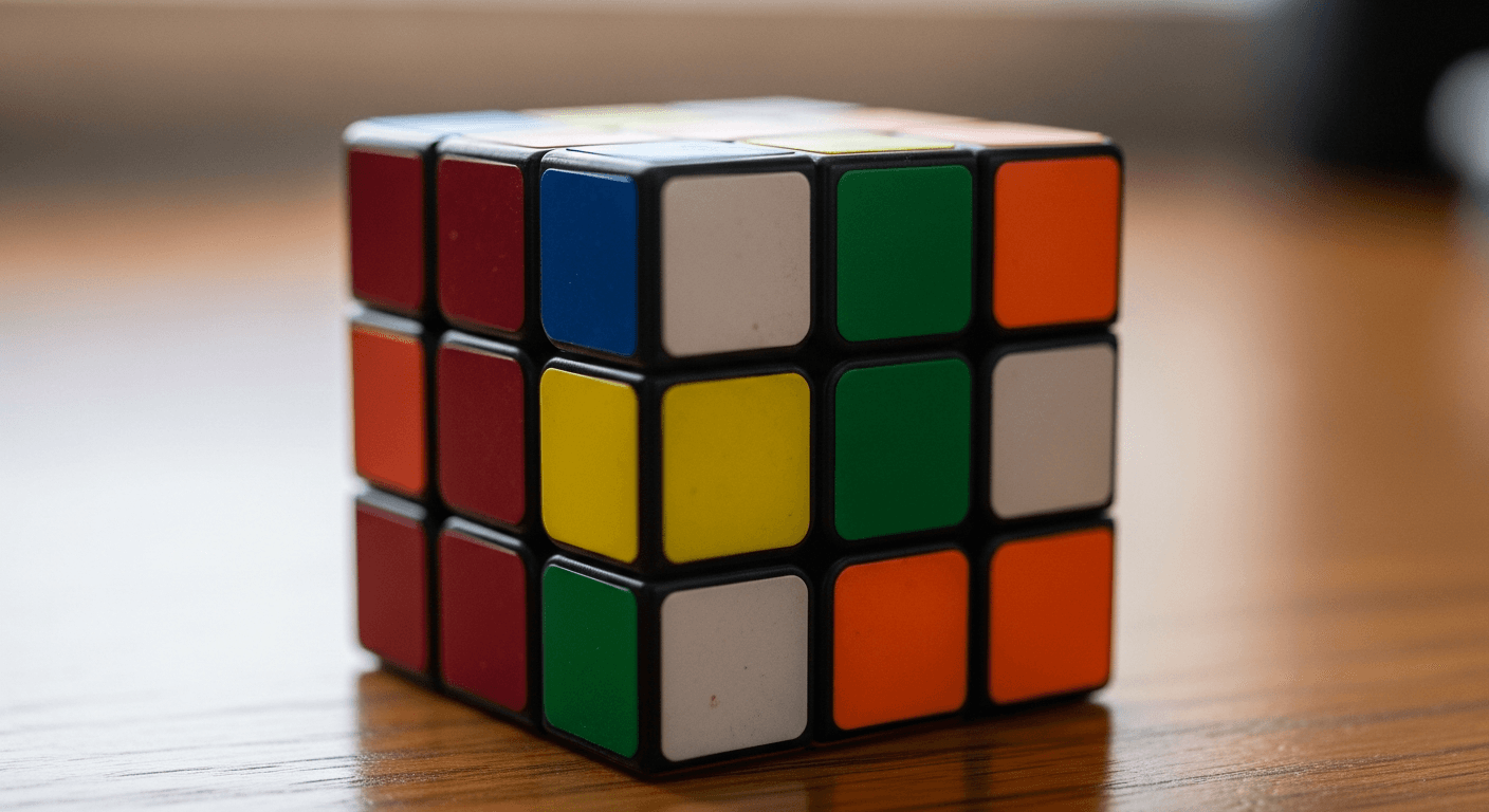 One Simple Goal: Matching Colors. The Staircase Inside a Rubik's Cube