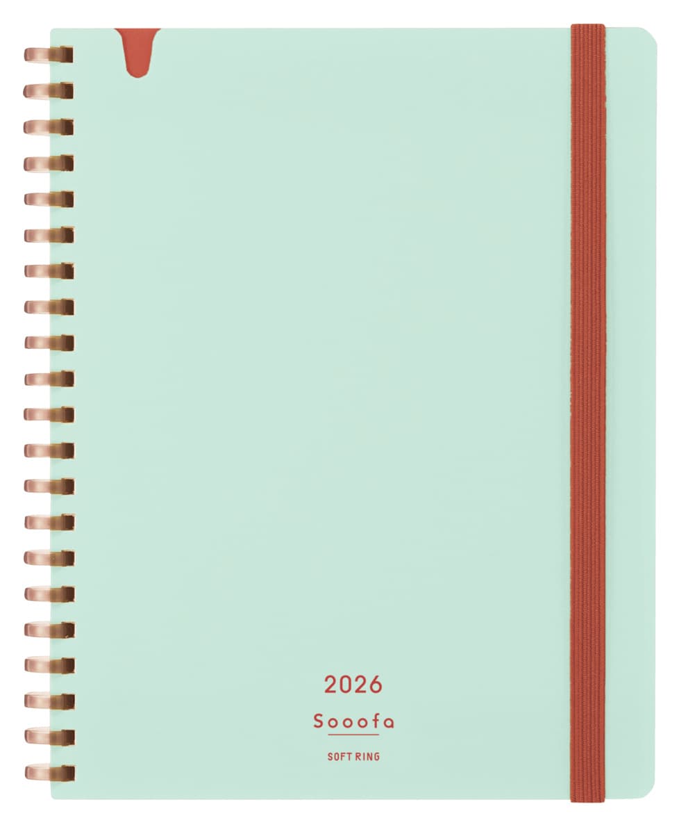 The Ring Notebook Pain Is Gone. The "Kokuyo Sooofa" Is the Perfected Form of a Carry-Along Notebook, Mastering Both Gentleness and Function.