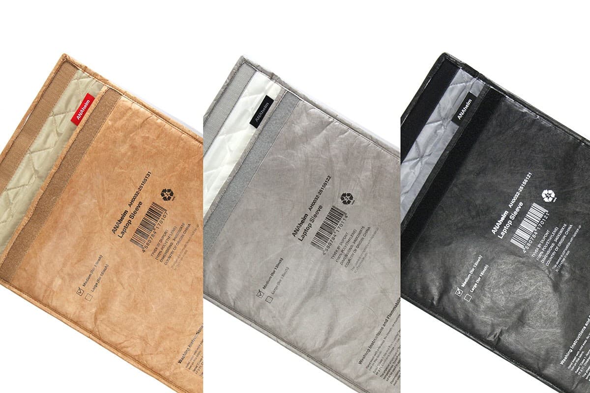 Light as Paper, Tough Against Rain: The Anaheim Laptop Sleeve in Tyvek
