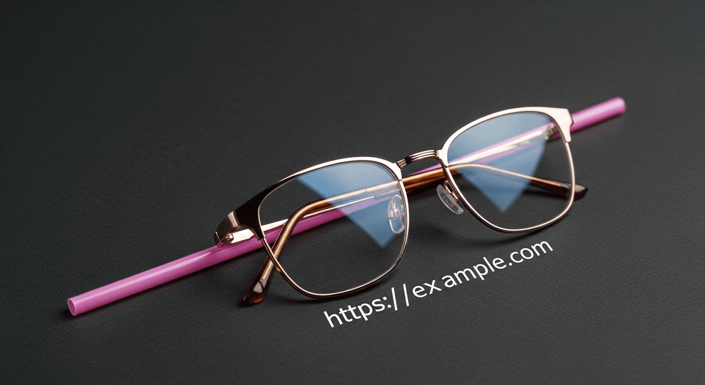 A Sip That Lightens the Mood — The Glasses Straw